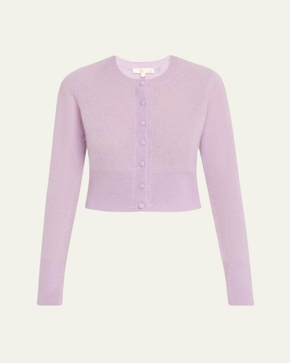 Adeanne Cropped Cashmere Cardigan